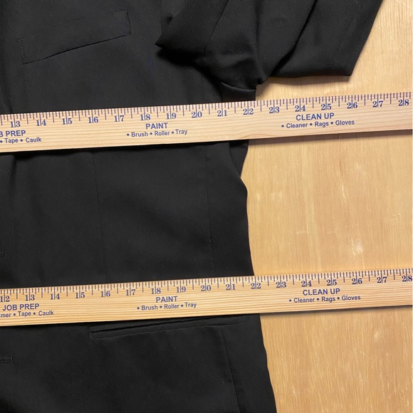 Black Claiborne Men’s Suit Jacket Blazer 42R - Picture 4 of 12